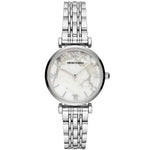 Emporio Armani Quartz White Marble Dial Women's Watch AR11170 Emporio Armani