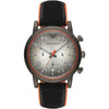 Emporio Armani Chronograph Quartz Watch with Leather Strap AR11174 Emporio Armani