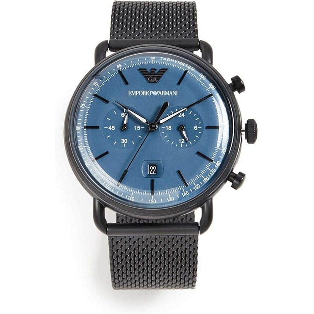 Emporio Armani Chronograph Quartz Blue Dial Men's Watch AR11201