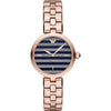 Emporio Armani Two-Hand Rose Gold-Tone Stainless Steel Women's Watch AR11220 Emporio Armani