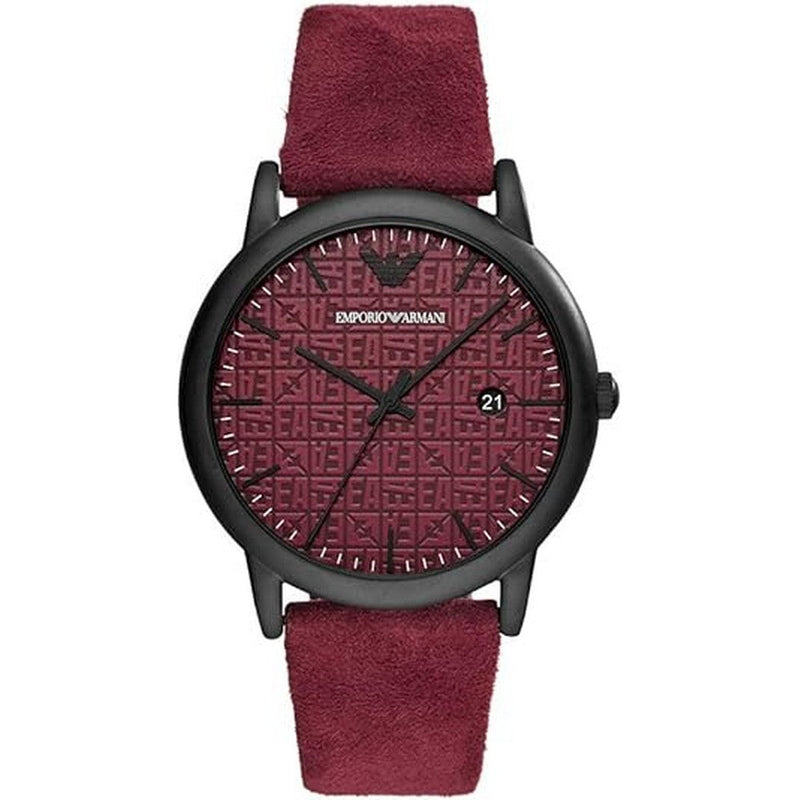 Emporio Armani Quartz Burgundy Dial Men's Watch AR11273 Emporio Armani
