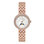 Emporio Armani AR11462 Multifunction Rose Gold Tone Stainless Steel Women's Watch Emporio Armani