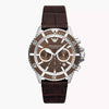 EMPORIO AR11486 ARMANI CHRONOGRAPH BROWN LEATHER WATCH Emporio Armani
