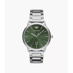 Emporio Armani AR11575 Men's Green Dial Stainless Steel Watch
