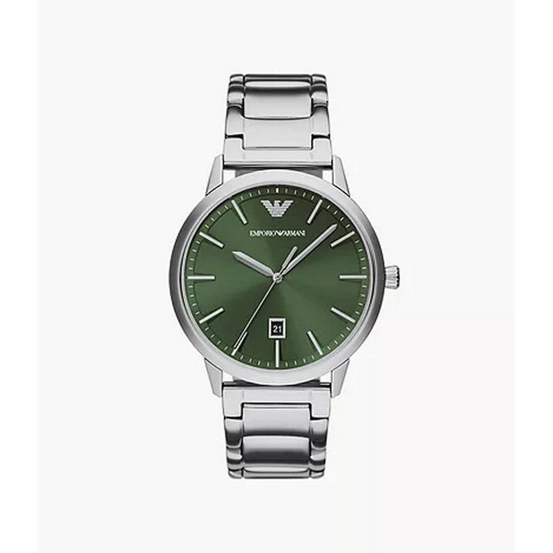 Emporio Armani AR11575 Men's Green Dial Stainless Steel Watch