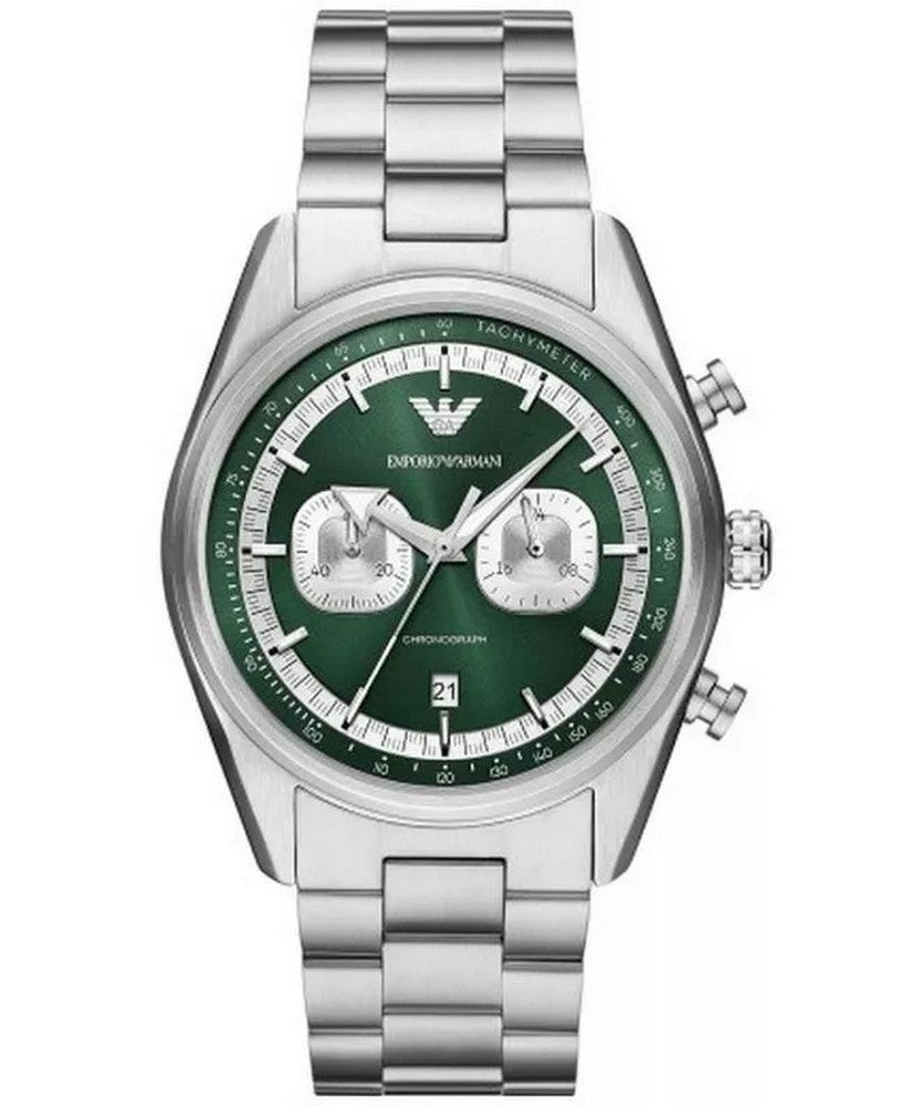 Emporio Armani AR11637 Green Dial Chronograph for Men