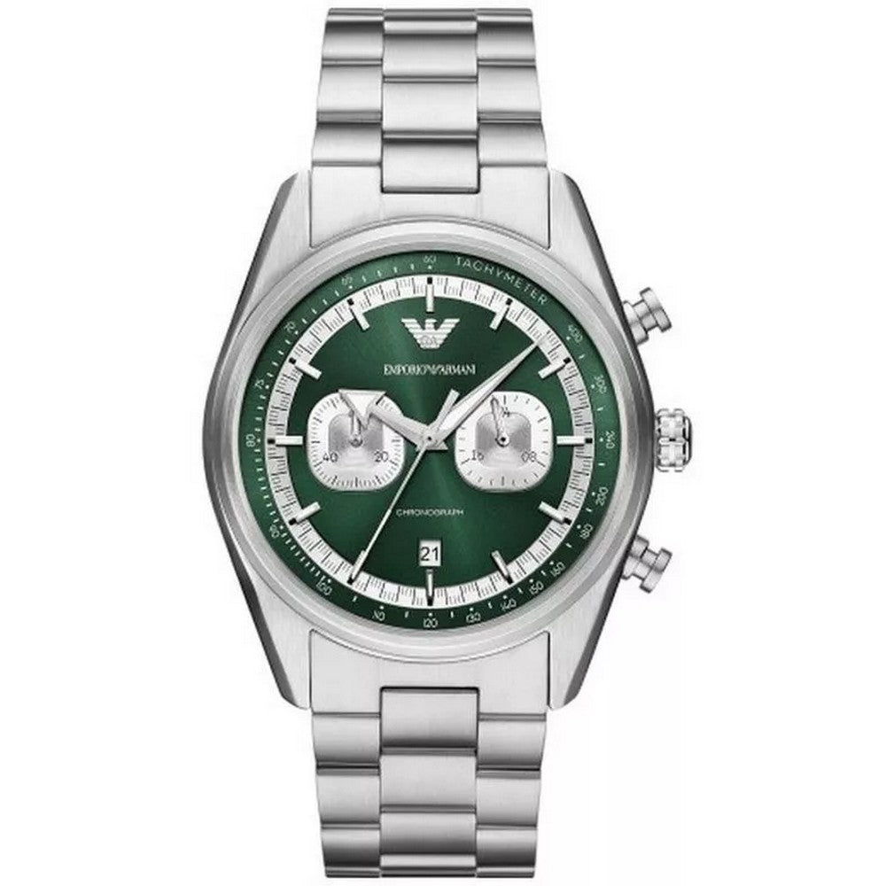 Emporio Armani AR11637 Green Dial Chronograph for Men