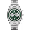 Emporio Armani AR11637 Green Dial Chronograph for Men