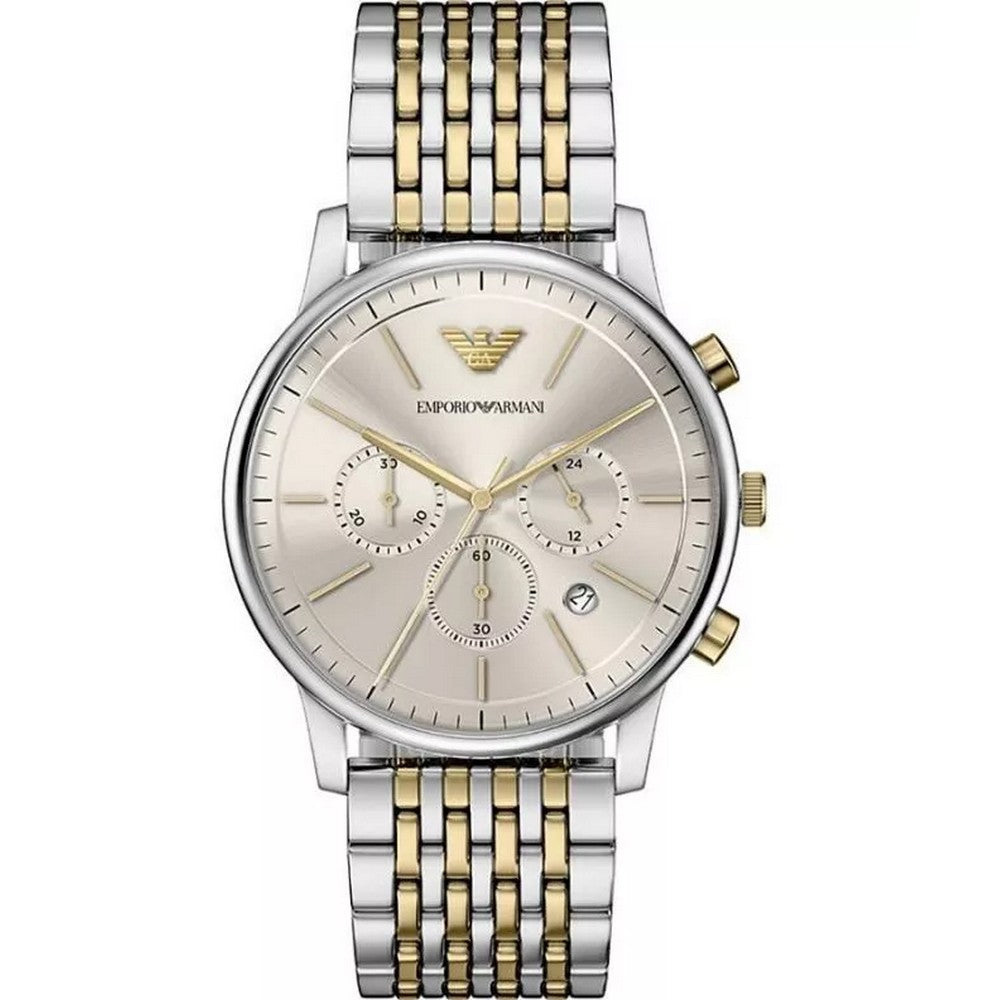 Emporio Armani AR11773 Champagne Dial Chronograph for Men