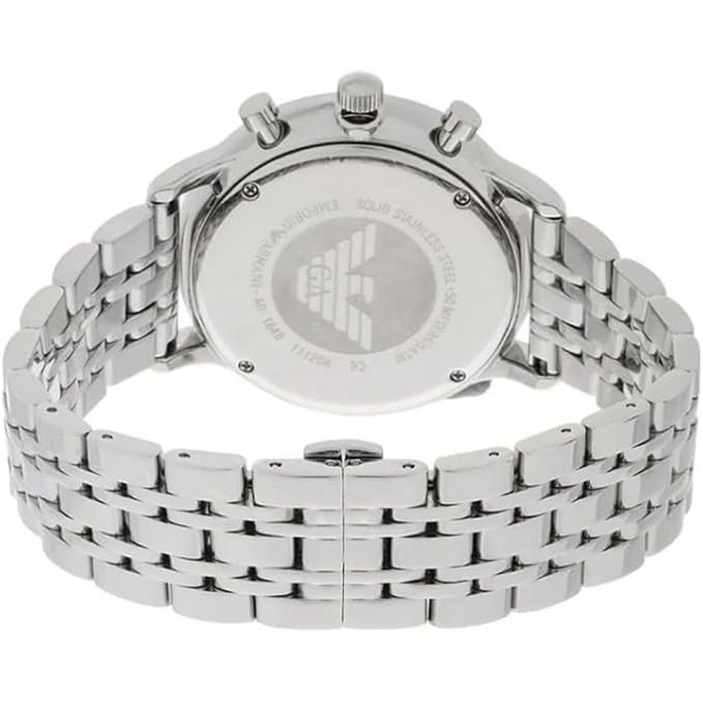 Emporio Armani AR1648 Men's Three-Hand Leather Watch