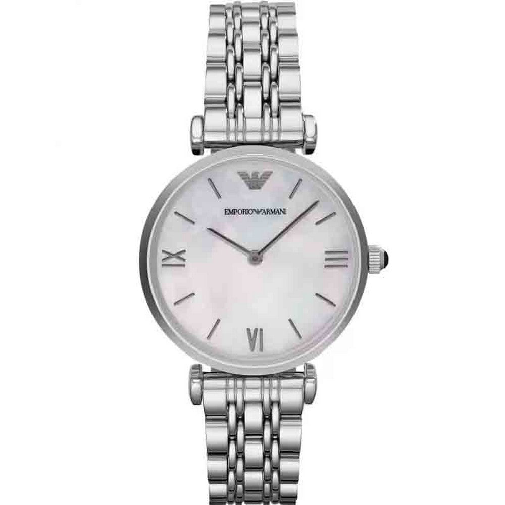 Emporio Armani Retro Silver Women's Watch AR1682 Emporio Armani