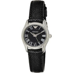 Emporio AR1712 Armani Analogue Quartz Black Leather Strap Women's Watch Emporio Armani