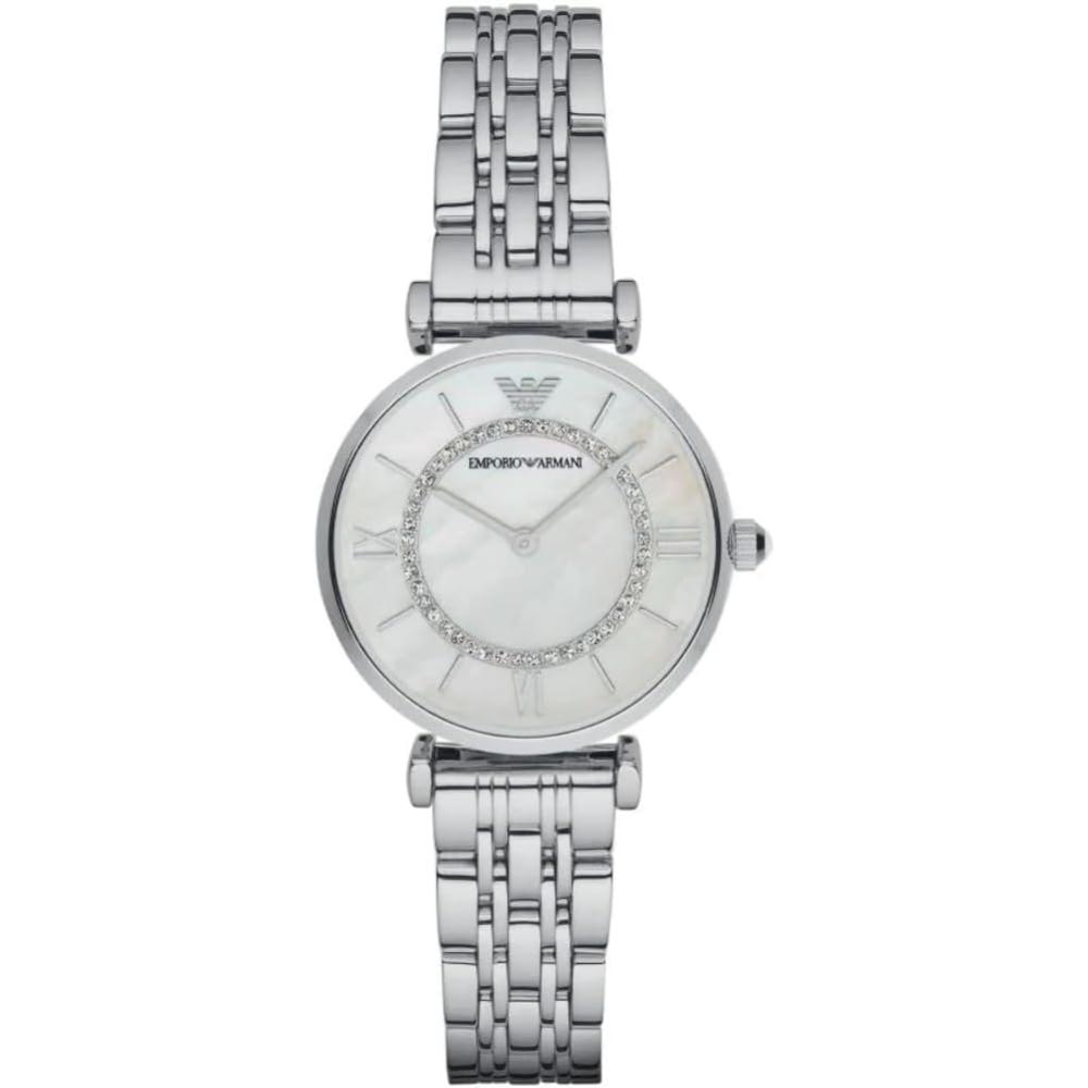 Emporio Armani AR1908 Silver Dial Silver Stainless Women's Watch