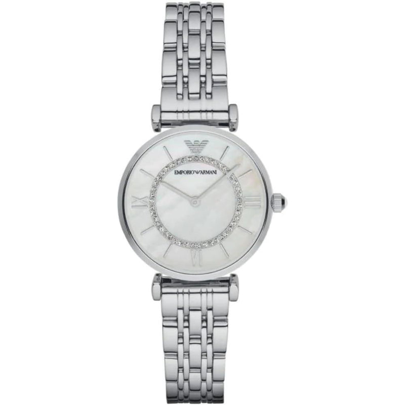 Emporio Armani AR1908 Silver Dial Silver Stainless Women's Watch Emporio Armani