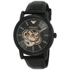 Emporio Armani AR60012 Automatic Self-Winding Dress Watch with Stainless Steel Or Leather Band Emporio Armani