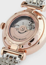 Emporio Armani AR60019 Automatic, Rose Gold-Tone Stainless Steel Women's Watch Emporio Armani