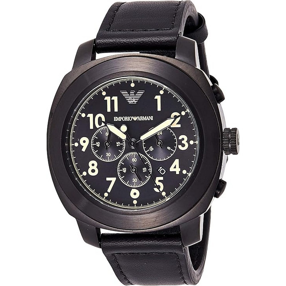 Emporio Armani Sportivo Chronograph Black Dial Men's Watch AR6061