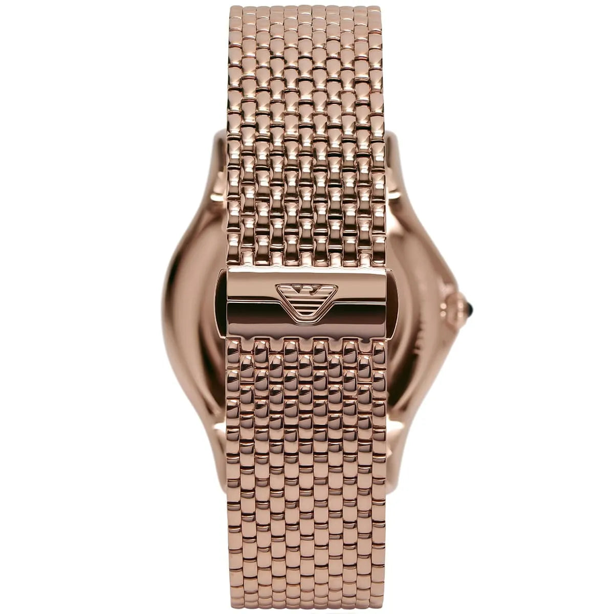 Emporio Armani Swiss Rose Gold Silver Dial Round Classic Women Watch ARS2013