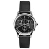 Emporio Armani Swiss ARS6001 Black Dial Chronograph Leather Strap Men's Watch