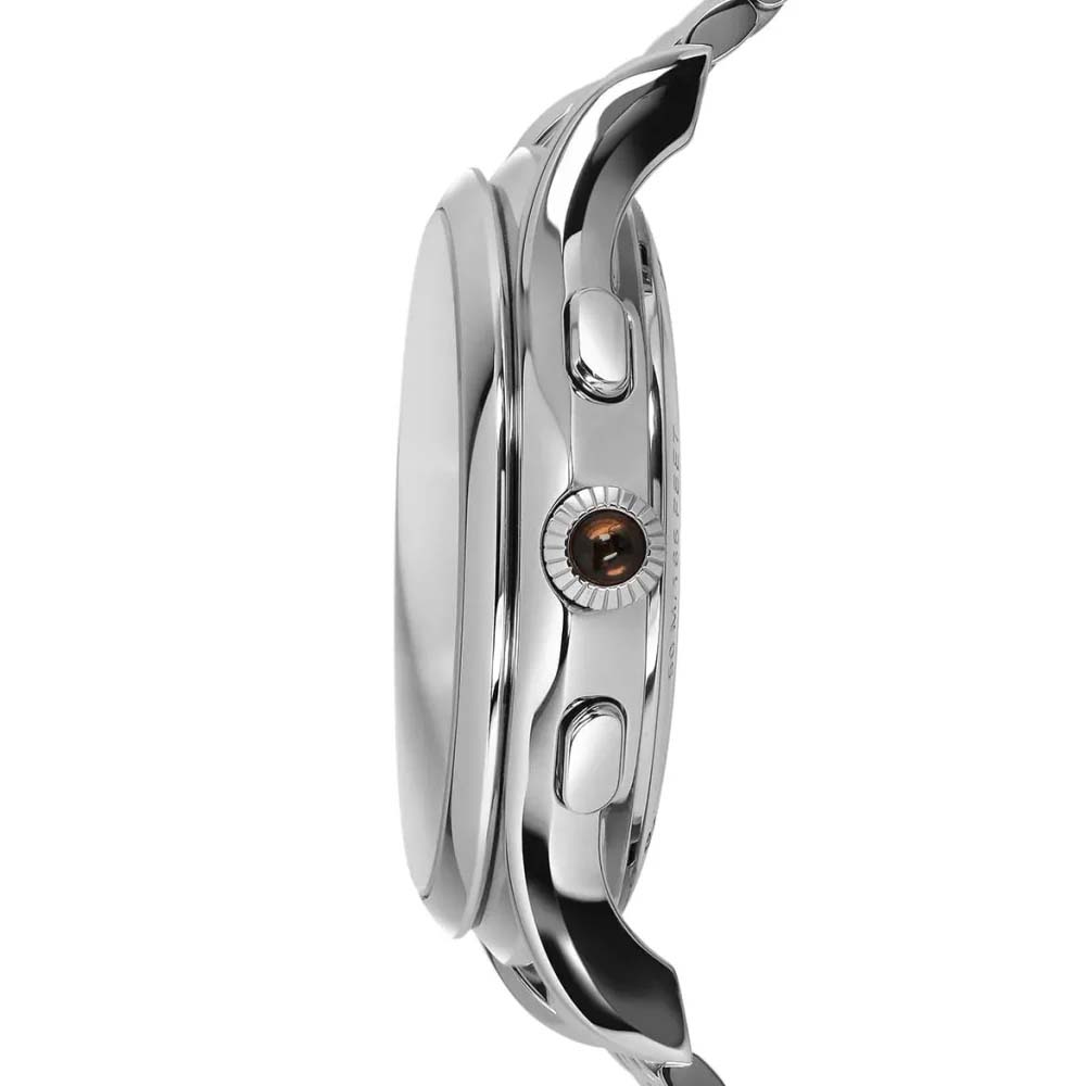 Emporio Armani Swiss ARS6006 Chronograph Stainless Steel Black Dial Unisex Watch