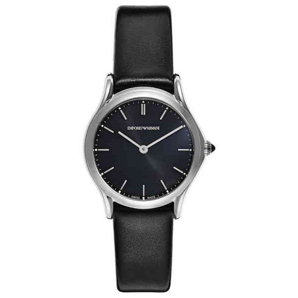 Emporio Armani Swiss ARS7012 Classic Black Sunray Dial Casual women's Watch