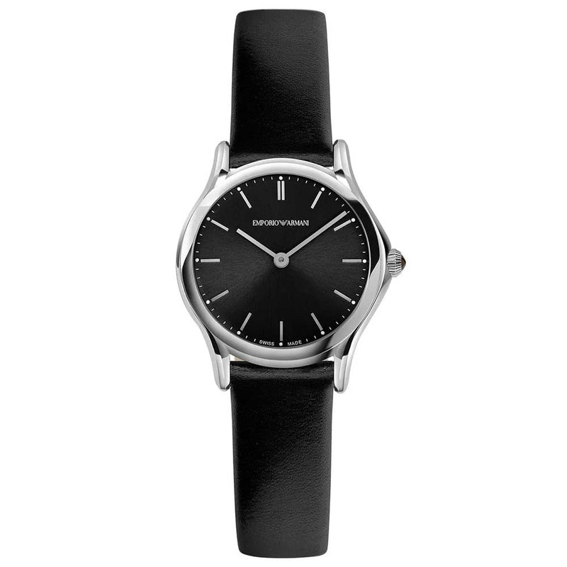 Emporio Armani Swiss ARS7012 Classic Black Sunray Dial Casual women's Watch