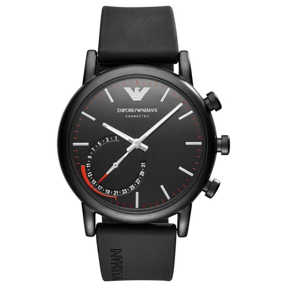 Emporio Armani ART3010 Analog Display and Leather Strap Men's Watch