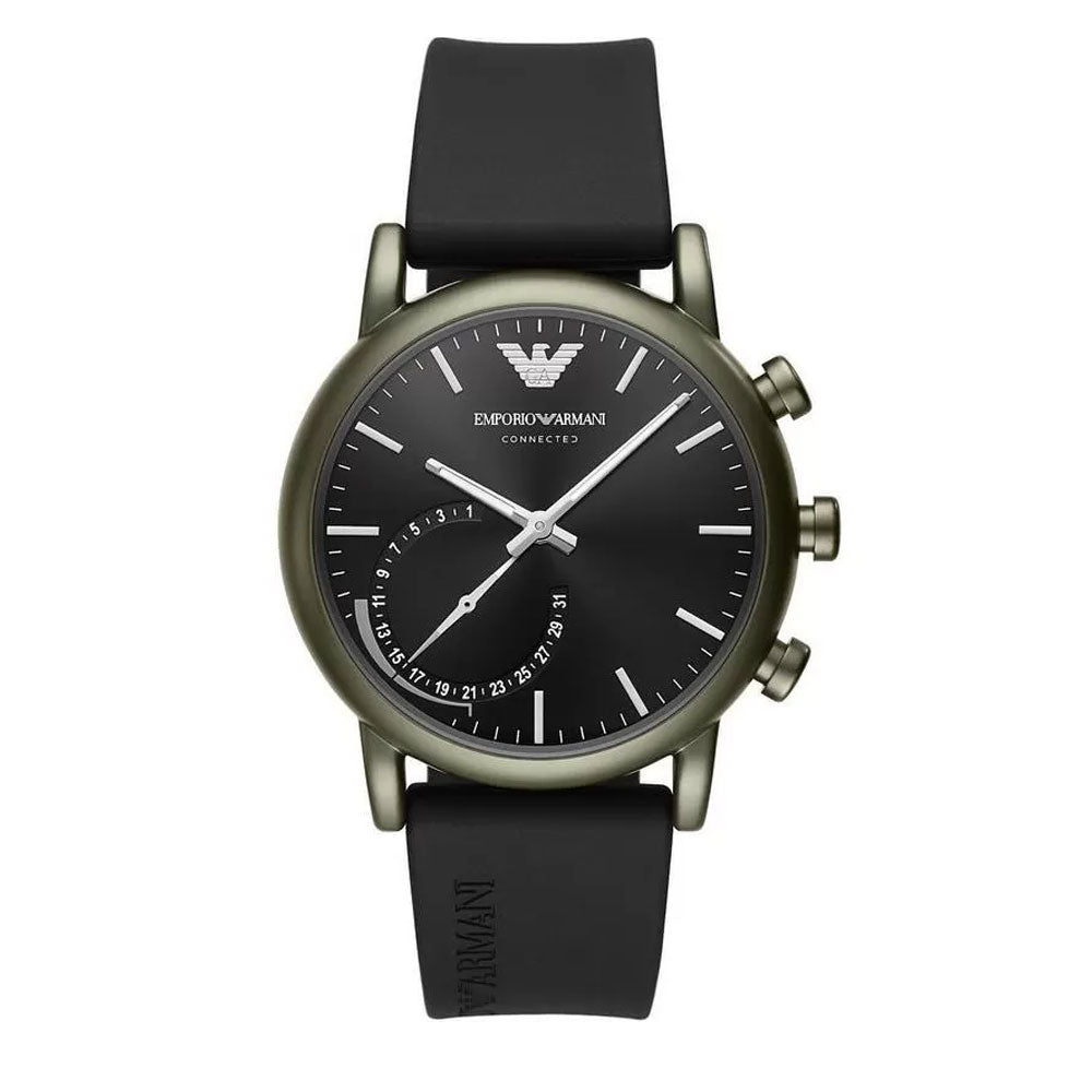 Emporio Armani ART3016 Analog Display Black Smart Watch Men's Watch