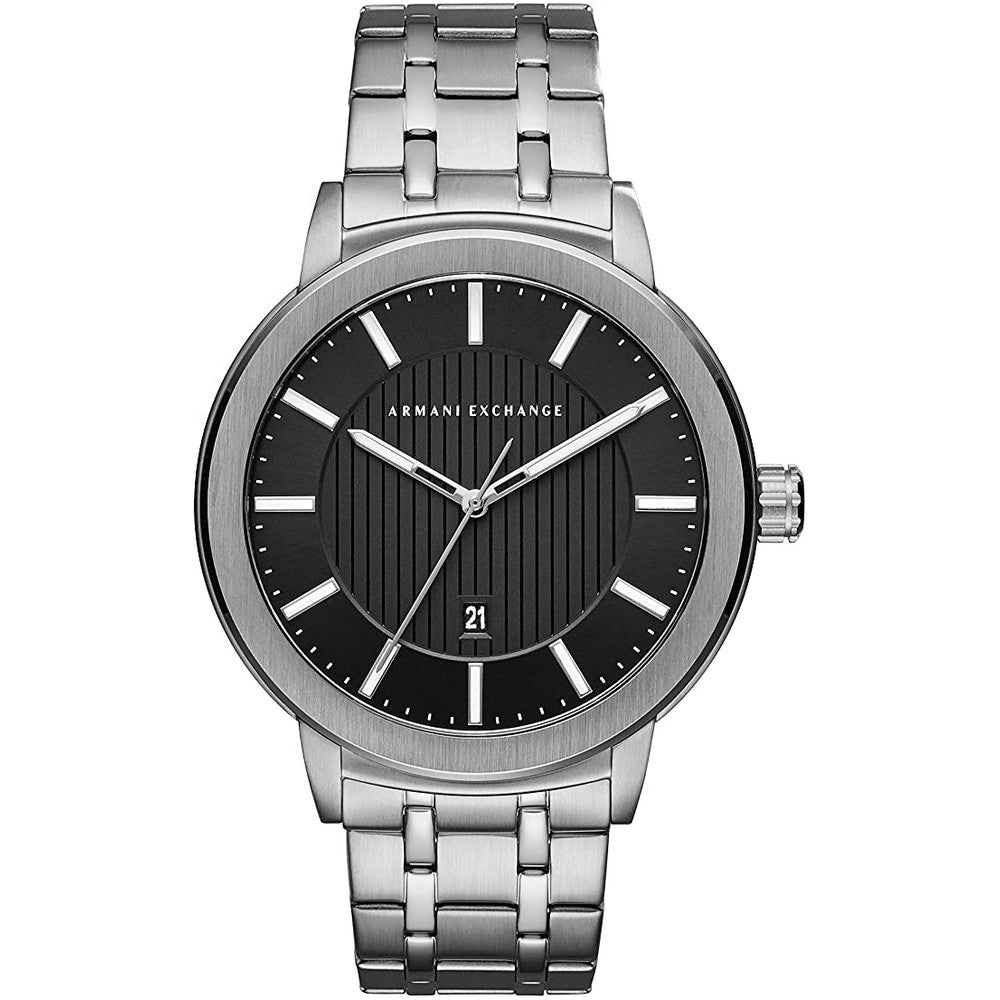 ARMANI EXCHANGE Maddox Silver-Tone Stainless Steel Men's Watch AX1455