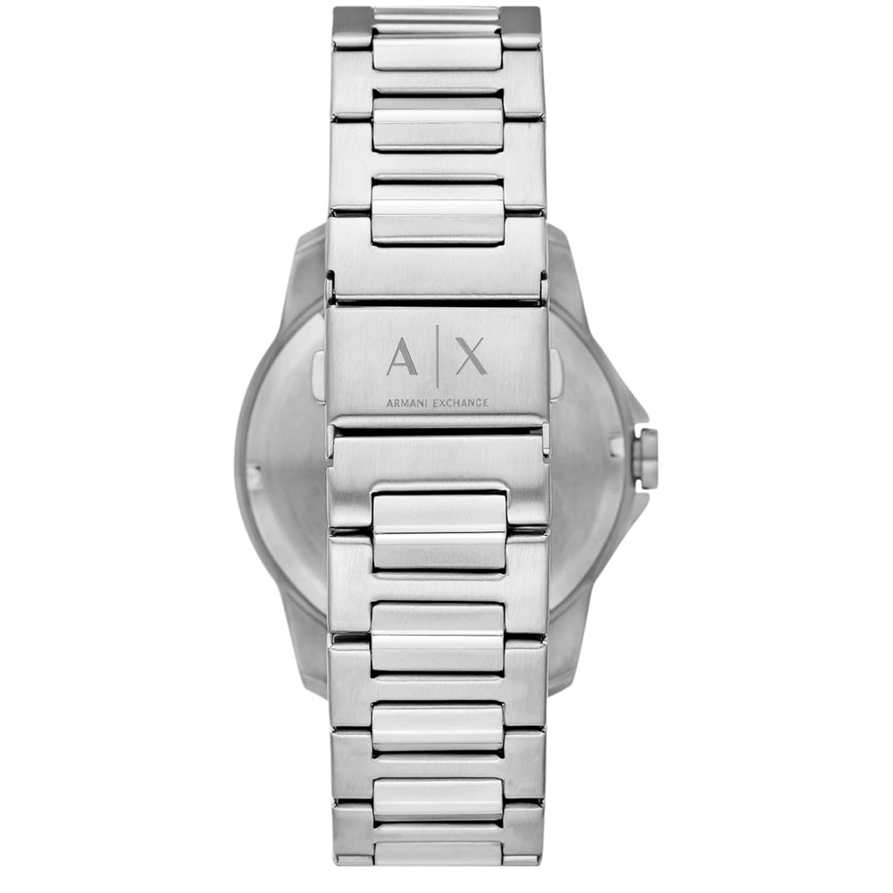 Armani Exchange AX1767 Three-Hand Day-Date Stainless Steel Watch
