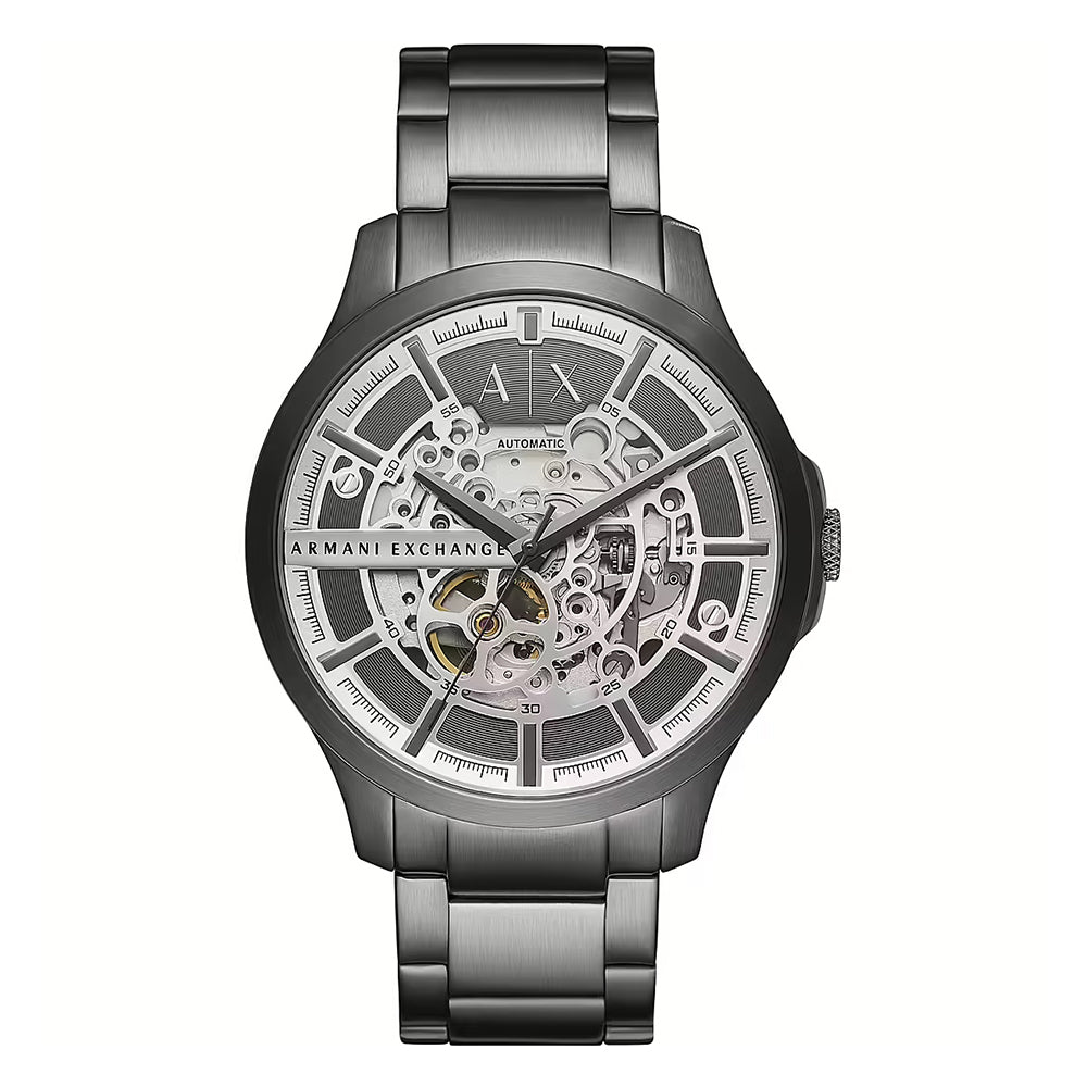 Armani Exchange Hampton Stainless Steel Automatic Gunmetal Men's Watch AX2417