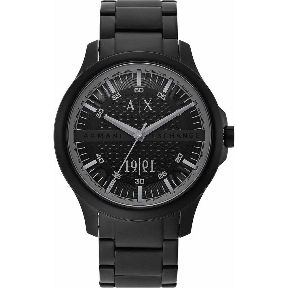 Armani exchange hampton black best sale