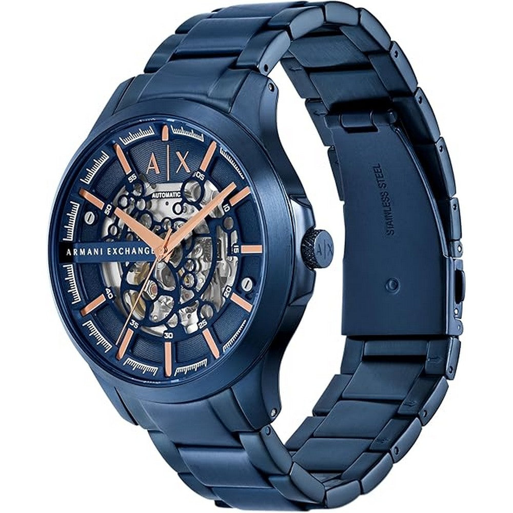 Armani Exchange AX2457 Men's Automatic Blue Stainless Steel Watch