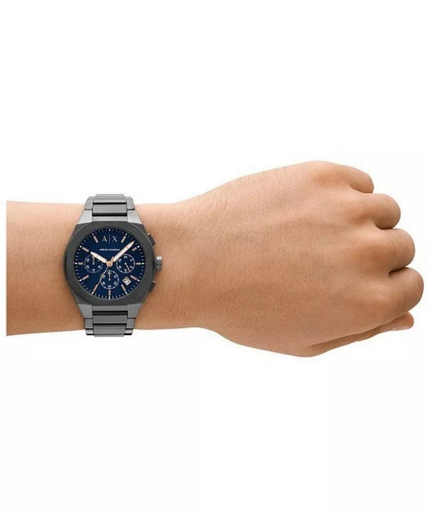 Armani Exchange AX4182 Blue Dial Quartz Chronograph Men's Watch