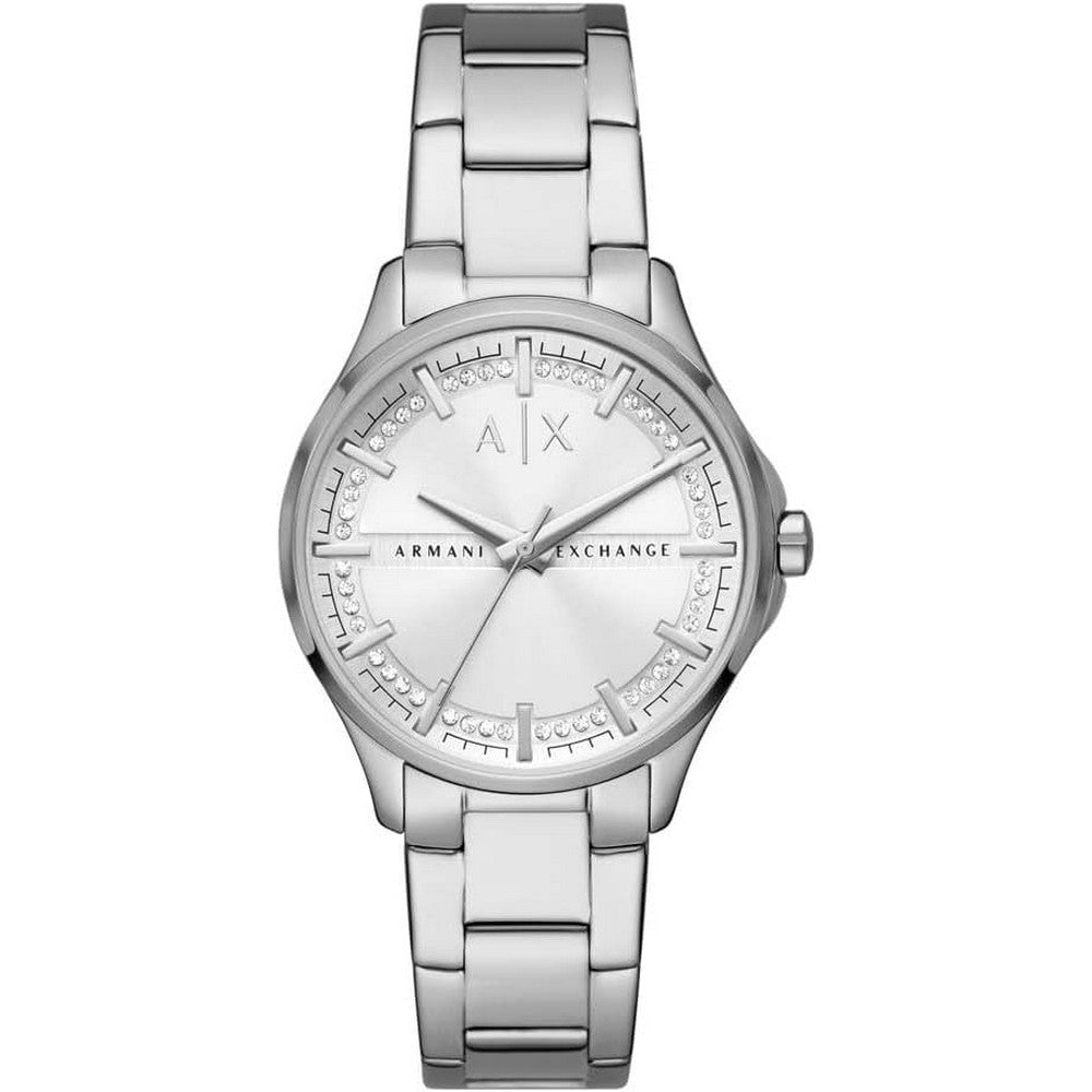 Armani Exchange Three-Hand Stainless Steel Women's Watch AX5256