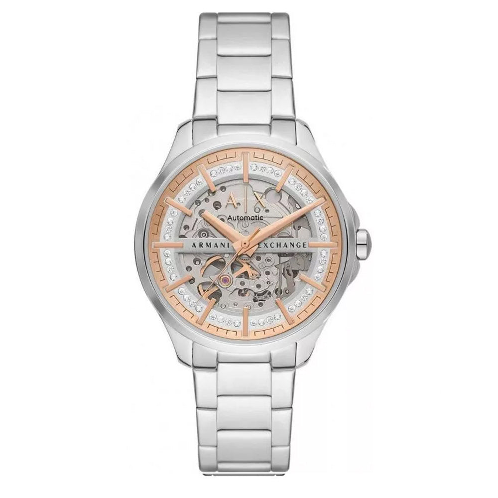 Armani Exchange AX5261 – Women's Hampton Skeleton Automatic Watch