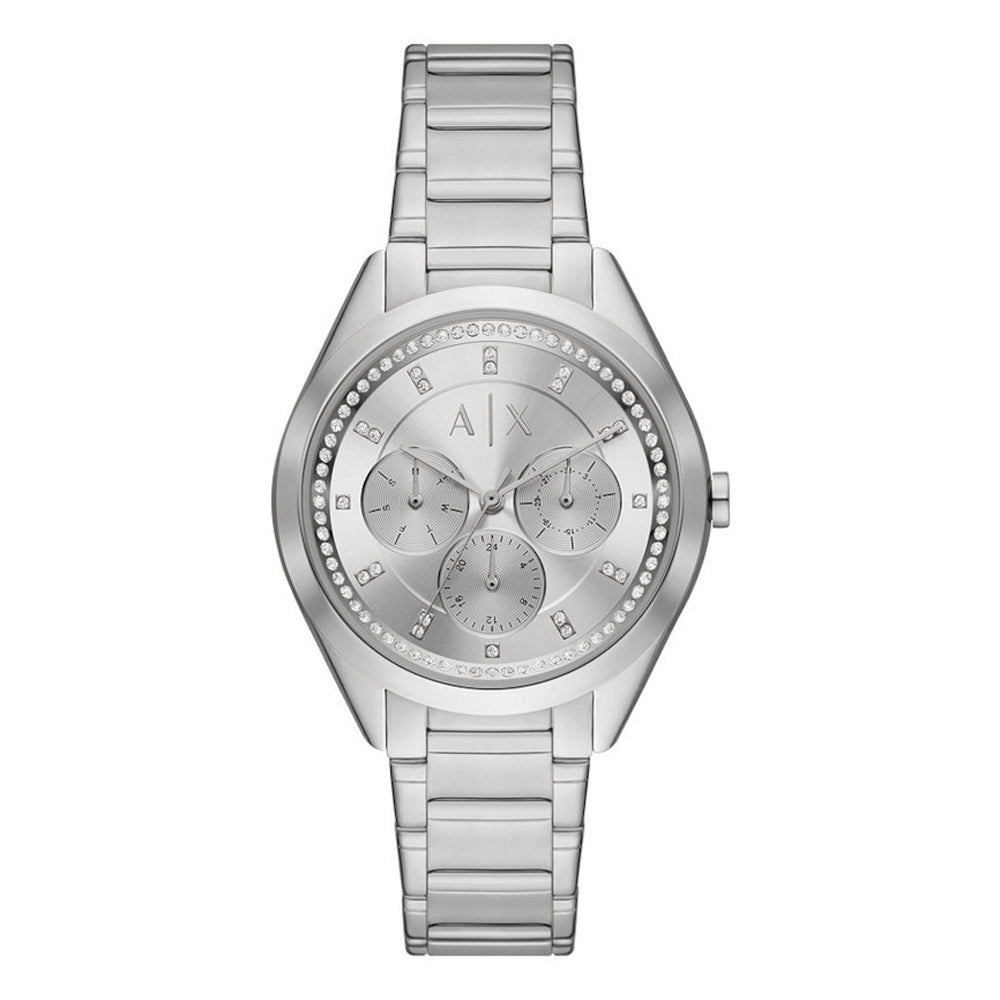 Armani Exchange AX5654 – Women's Lady Giacomo Silver Multifunction Watch