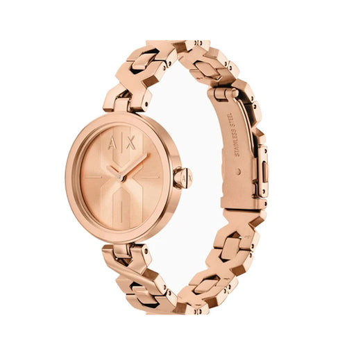 Armani Exchange AX5832 Rose Gold Dial Quartz Women's Watch