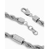 Armani Exchange AXG0123040 Silver-Tone Stainless Steel Chain Bracelet