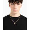 Armani Exchange AXG0152710 Gold-Tone Stainless Steel Pendant Necklace