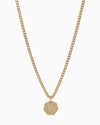 Armani Exchange AXG0152710 Gold-Tone Stainless Steel Pendant Necklace