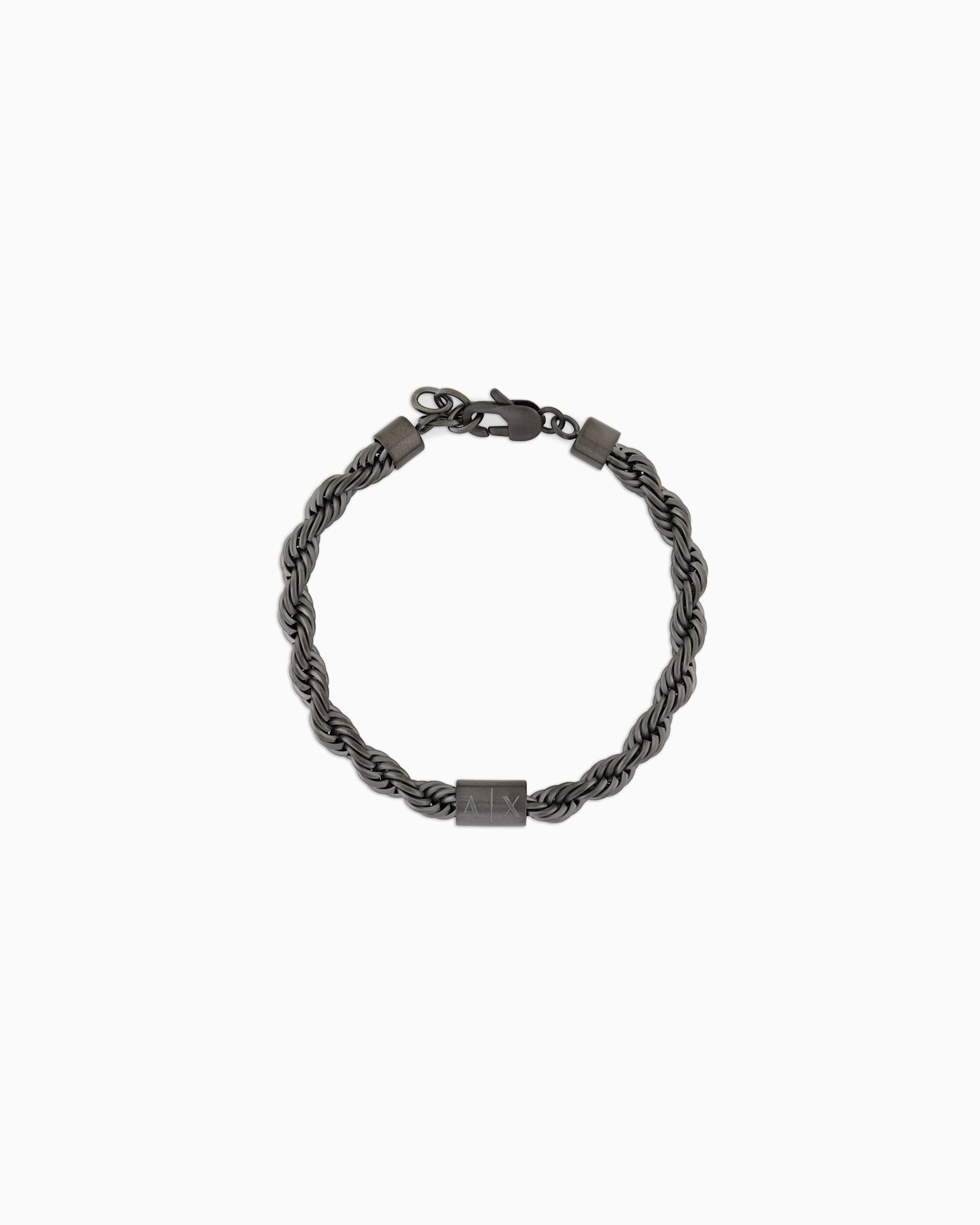 Armani Exchange AXG0164060 Gunmetal Stainless Steel Chain Bracelet