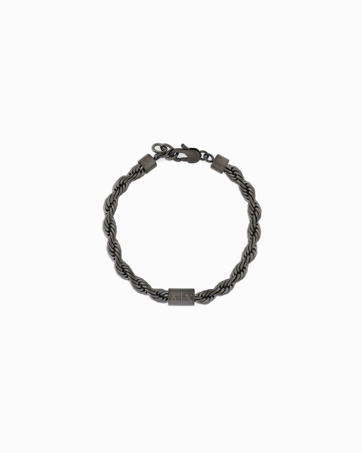 Armani Exchange AXG0164060 Gunmetal Stainless Steel Chain Bracelet