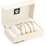 Anne Klein AK/3284LPST Blush Pink Dial Analog Quartz Women's Watch