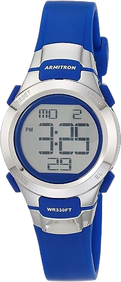 Armitron 45/7012BLU  Sport Women's Digital Chronograph Resin Strap Watch
