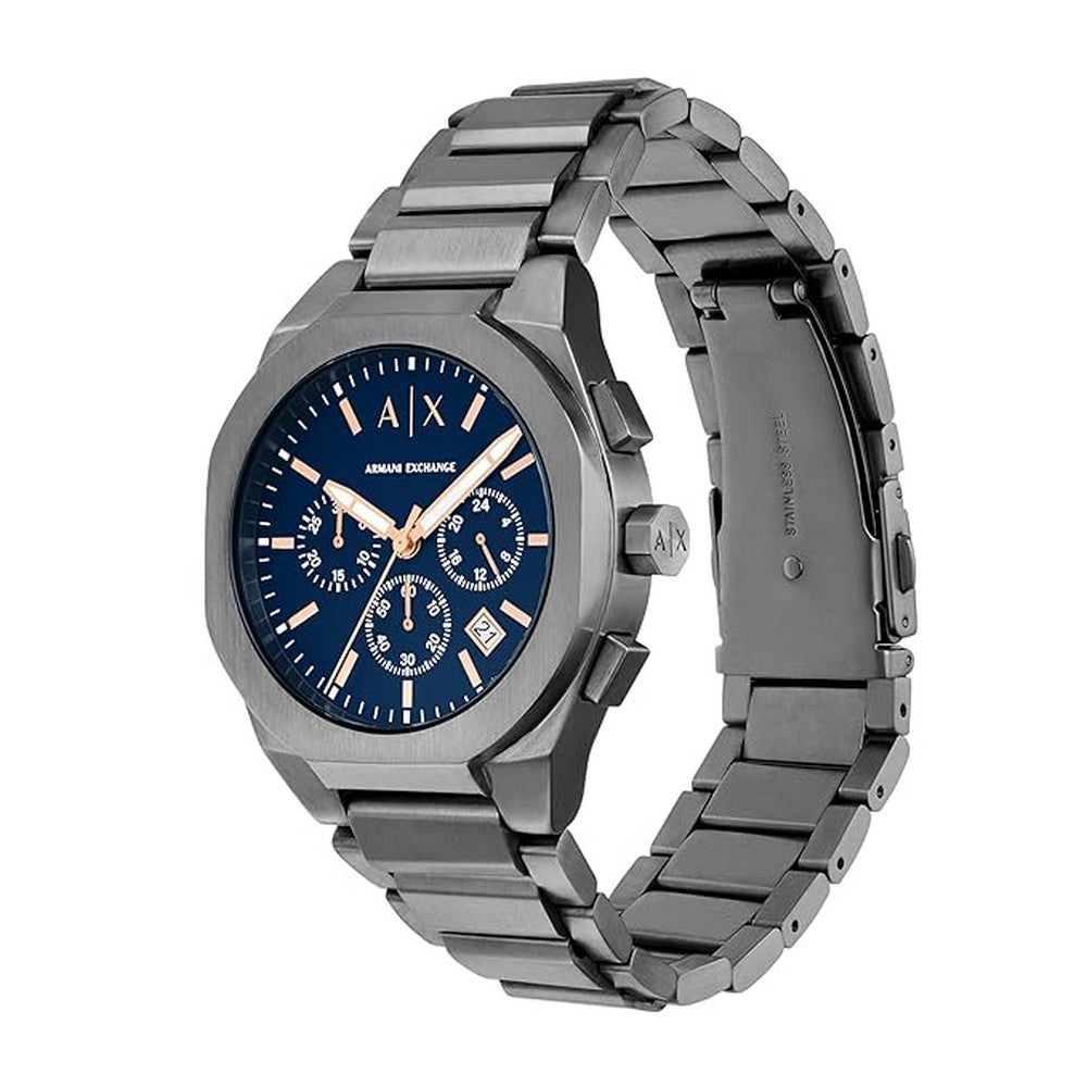 Armani Exchange AX4182 Blue Dial Quartz Chronograph Men's Watch