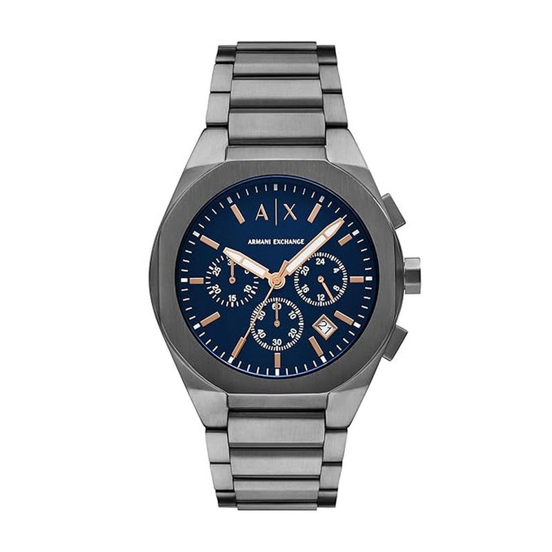 Armani Exchange AX4182 Stainless Steel Analog Blue Dial Men's Watch