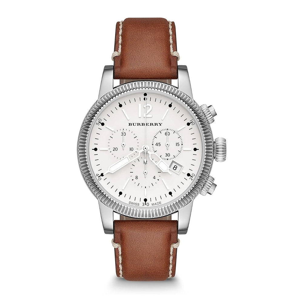 Burberry women's leather watch best sale