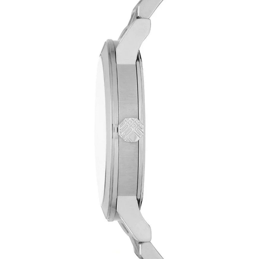 BURBERRY BU9750 Silver Stainless Steel White Dial Analog Quartz Women Watch