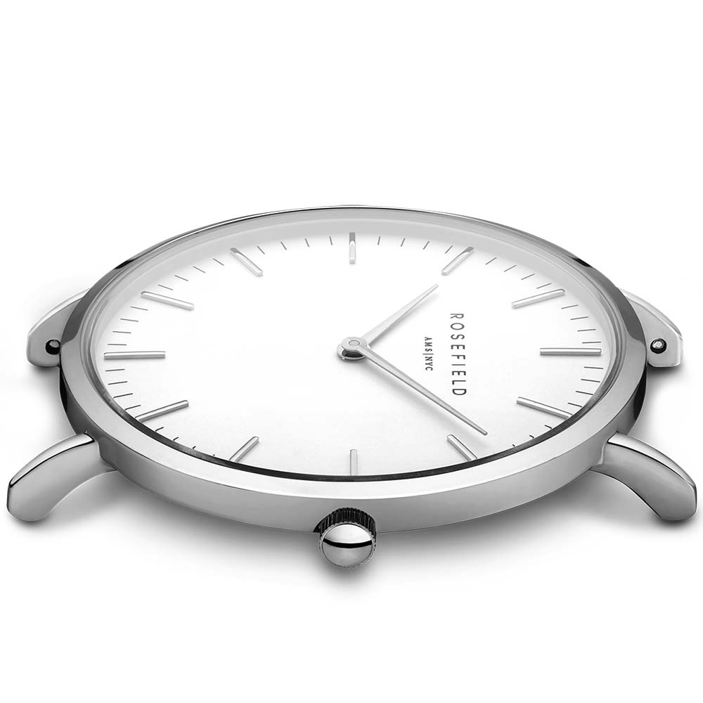 ROSEFIELD BWBLS-B2 The Bowery White Black Women's watch